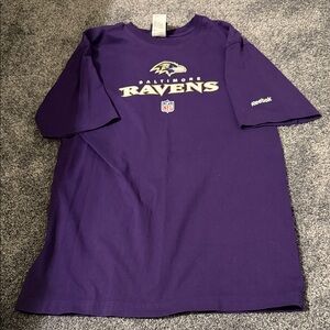 Reebok Purple Ravens Graphic Tee